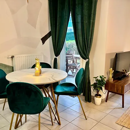 Emerald Chic - Terrace Fiber & Parking - 4 Guests - Ac Appartement